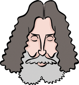 Alan Moore caricature