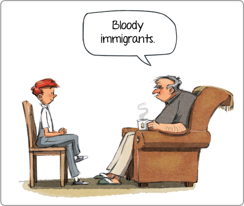 Bloody immigrants.