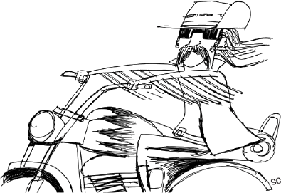 Dennis Hopper Easy Rider doodle