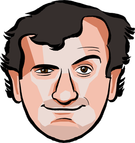 Douglas Adams caricature