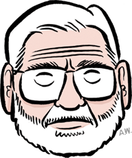 Alan Simpson caricature