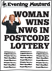 Woman wins NW6 in Postcode Lottery