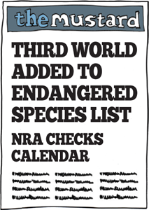 Headline: THIRD WORLD ADDED TO ENDANGERED SPECIES LIST