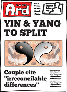 Yin & Yang to Split - Couple cite 'irreconcilable differences'