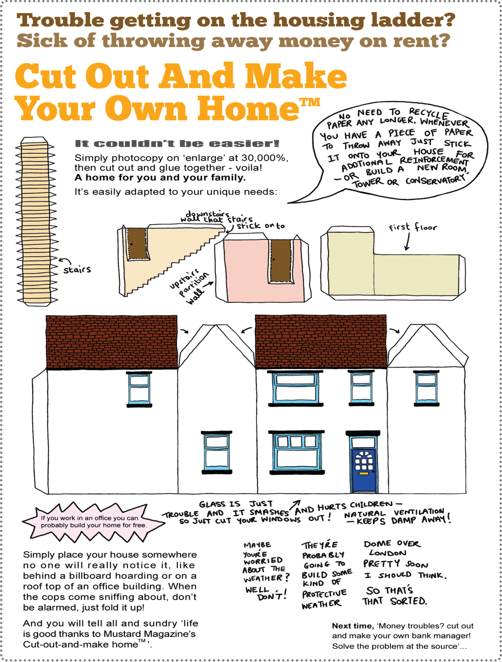Cut Out and Make Your Own Home