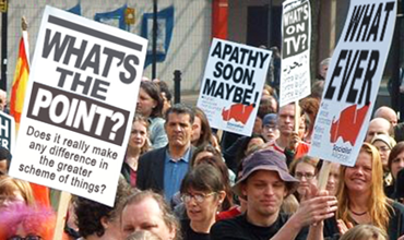 Apathy marchers