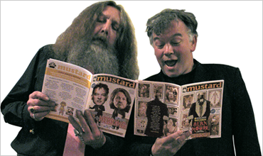 Stewart Lee & Alan Moore photo