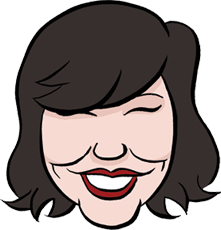 Carrie Brownstein caricature