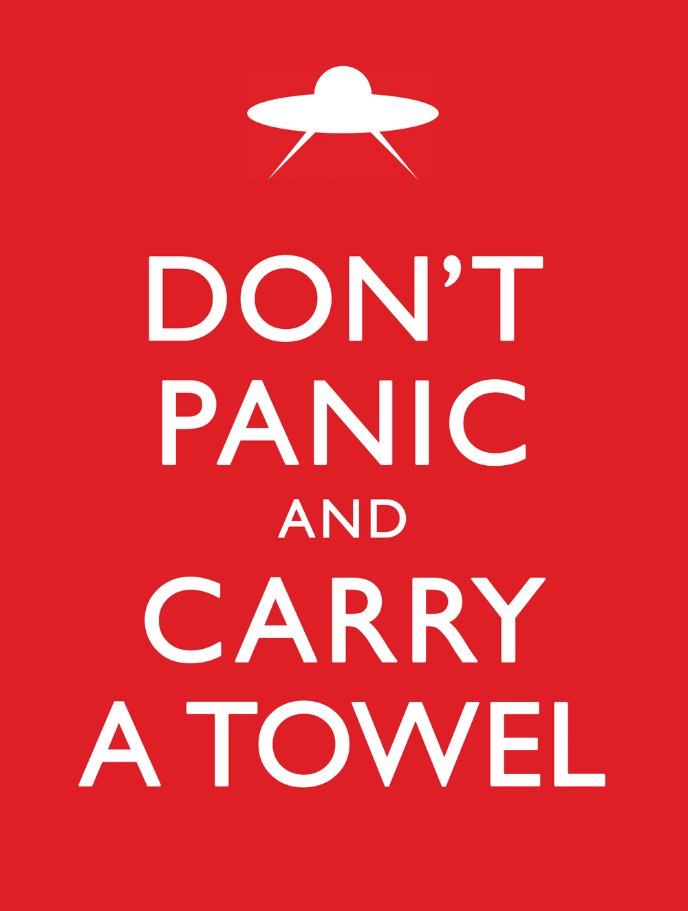 Douglas Adams poster