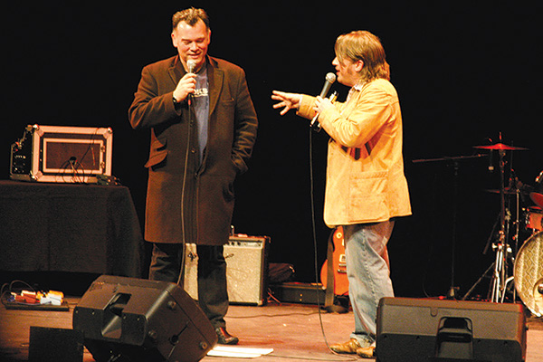 Stewart Lee and Richard Herring at Tedstock